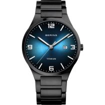 Bering 15240-727 Montre Homme Titane Montre Homme 40mm 5ATM