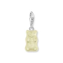 Thomas Sabo 2187-017-14 Charm blanc Ours d'Or Pendentif Argent Femme