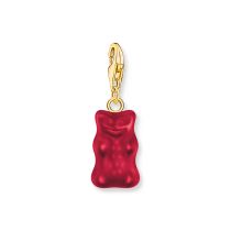 Thomas Sabo 2190-413-10 Charm rouge Ours d'Or pendentif femme