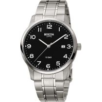 Boccia 3621-01 Montre Homme Titane Montre Homme 40mm 10ATM