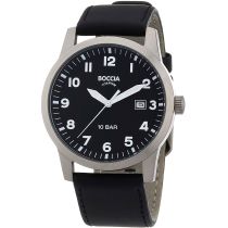 Boccia 3631-01 Montre Homme Titane Montre Homme 38mm 10ATM