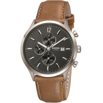 Boccia 3753-04 Montre Homme Chronographe Titane Montre Homme 42mm 5ATM