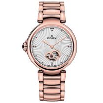 Edox 85025-37RM-AIR LaPassion Automatique Montre Femme 33mm 5ATM