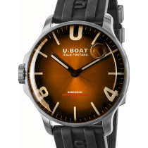 U-Boat 8703/B Darkmoon Brown SS Soleil Montre Homme 44mm 5ATM