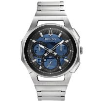 Bulova 96A205 Curv Chronographe Montre Homme 44mm 3ATM