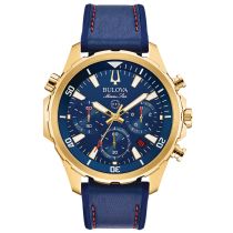 Bulova 97B168 Marine Star Chronographe Montre Homme 43mm 10ATM