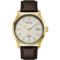 Bulova 97B210 Wilton GMT Automatique Montre Homme 43mm 3ATM