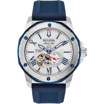 Bulova 98A225 Marine Star Automatique Montre Homme 44mm 20ATM