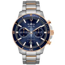 Bulova 98B301 Marine Star Chronographe Montre Homme 45mm 20ATM