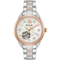 Bulova 98P170 Classique Automatique Montre Femme 34mm 3ATM