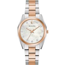 Bulova 98P207 Surveyor Diamant Montre Femme 31mm 3ATM