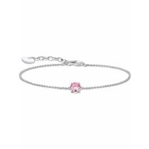 Thomas Sabo A2156-051-9-L19V Bracelet avec pendentif en zircon rose 16-19 cm