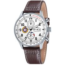 AVI-8 AV-4011-01 Hawker Hurricane Chronographe Montre Homme 43mm 5ATM