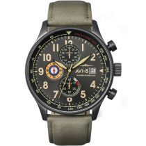 AVI-8 AV-4011-0E Hawker Hurricane Chronographe Montre Homme 42mm 5ATM