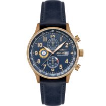 AVI-8 AV-4011-0Q Montre Homme Hawker Hurricane Classic Chronographe 43mm 5ATM