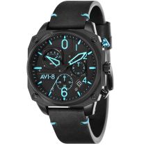 AVI-8 AV-4052-05 Lafayette Chronographe Montre Homme 45mm 5ATM