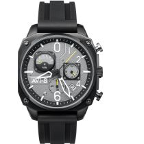 AVI-8 AV-4052-R1 Hawker Hunter Chronographe Montre Homme 45mm 5ATM