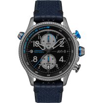 AVI-8 AV-4080-02 Hawker Hunter Chronographe Montre Homme 44mm 5ATM