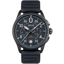 AVI-8 AV-4089-03 Spitfire Chronographe Montre Homme 42mm 5ATM