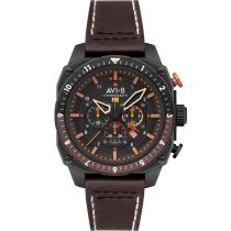 AVI-8 AV-4100-08 Montre Homme Hawker Hunter Dual Time Chronographe 43mm 5ATM