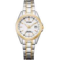 Citizen EC1186-85A Eco-Drive radiocommandée Montre Femme 29mm 10ATM