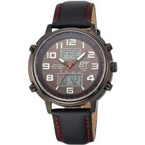 ETT EGS-11452-22L Solaire Drive radiocommandée Hunter II Montre Homme 48mm 10ATM