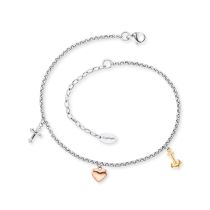 Engelsrufer Bracelet de cheville ERFS-FLH-TRI Love & Hope