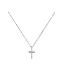 Engelsrufer ERN-LILCROSS-ZI Cross Collier Femme 38mm, réglable