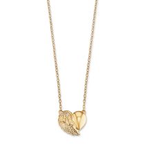 Engelsrufer ERN-LILHEARTWING-G heart wing Collier Femme 40cm, réglable