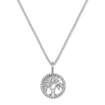 Engelsrufer ERN-LILTREE-ZI Tree of Life Collier Femme 40cm, réglable