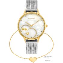 Engelsrufer ERWO-HEART-02 Happy Hearts Set Montre Femme 34mm 5ATM