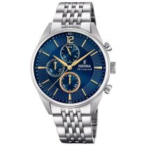 Festina F20285/3 Timeless Chronographe Montre Homme 41mm 5ATM