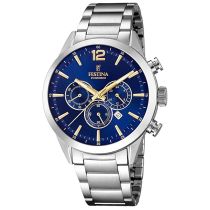 Festina F20343/2 Timeless Chronographe Montre Homme 43mm 10ATM