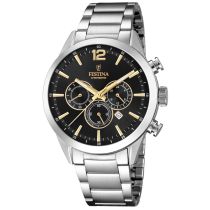 Festina F20343/4 Timeless Chronographe Montre Homme 43mm 10ATM