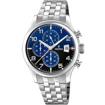 Festina F20374/8 Timeless Chronographe Montre Homme 43mm 10ATM