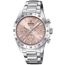 Festina F20397/3 Boyfriend Montre Femme-Chronographe 39mm 10ATM