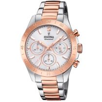 Festina F20398/1 Boyfriend Montre Femme-Chronographe 39mm 10ATM