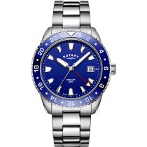 Rotary GB05108/05 Henley GMT Montre Homme 41mm 10ATM