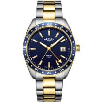 Rotary GB05296/05 Henley GMT Montre Homme 40mm 10ATM