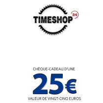 Chèque cadeau de 25 euros