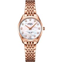 Rotary LB08014/41/D Ultra Slim Montre Femme 27mm 5ATM