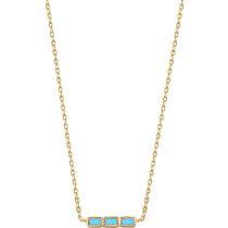 ANIA HAIE N033-02G Into the Blue Collier Femme, réglable