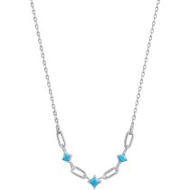 ANIA HAIE N033-03H Into the Blue Collier Femme, réglable