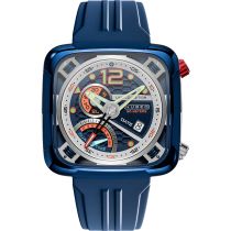 Nubeo NB-6096-03 Montre Homme Ecliptic Dual Time 45mm 5ATM 