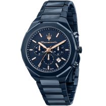 Maserati R8873642008 Stile Chronographe Montre Homme 45mm 10ATM