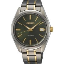 Seiko SUR377P1 Classic Titane Cristal de Saphir 40mm 10ATM