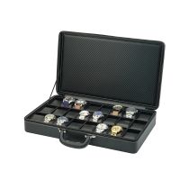 Rothenschild Coffret à montres RS-3250-24CF-BL pour 24 Montres