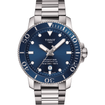 Tissot T1204071104103 Montre Homme Seastar 1000 Powermatic-80 43mm 30ATM