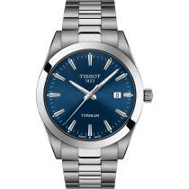 Tissot T1274104404100 Montre Homme Gentleman Titane 40mm 10ATM