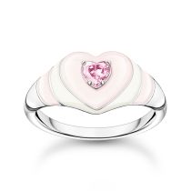 Thomas Sabo Bague Femme TR2435-041-9-52 Cœur taille 52